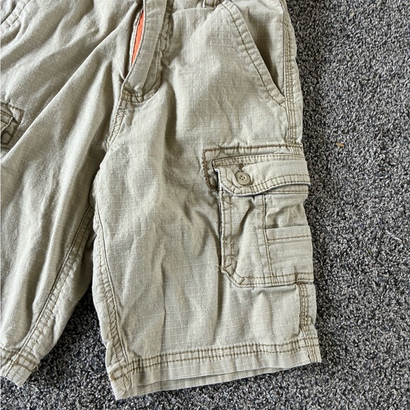 Wear First Boy’s Tan Khaki Cargo Shorts, Size 6 - Picture 3 of 11